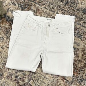 Women's White Agolde Toni Jeans
